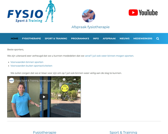 Fysiotherapie en Fysiofitness Logo