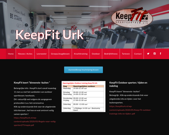 Keep Fit Urk Logo