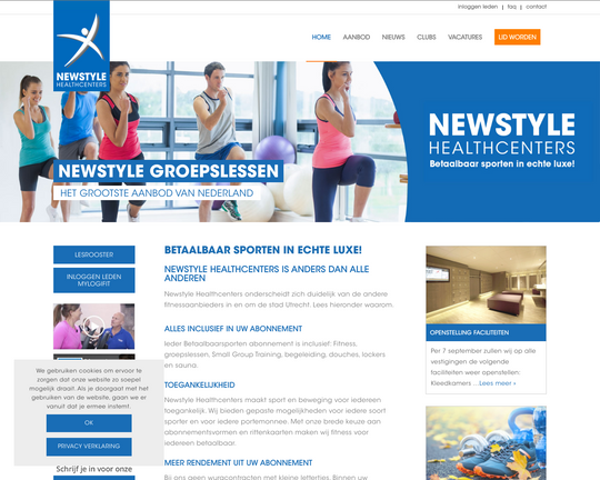 Wellness & Healthclub Newstyle Logo